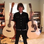 Jody Porter - two Lichty Guitars in hand