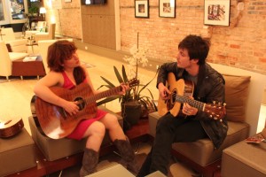 Cary Ann Hearst and Michael Trent on Lichty Guitars 