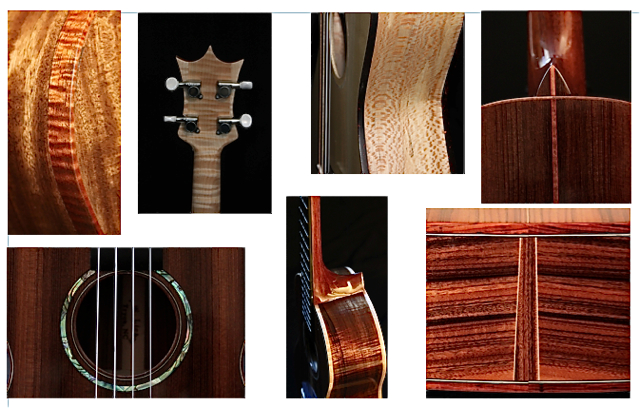 Ukuleles Crafted from a Variety of Tonewood Species