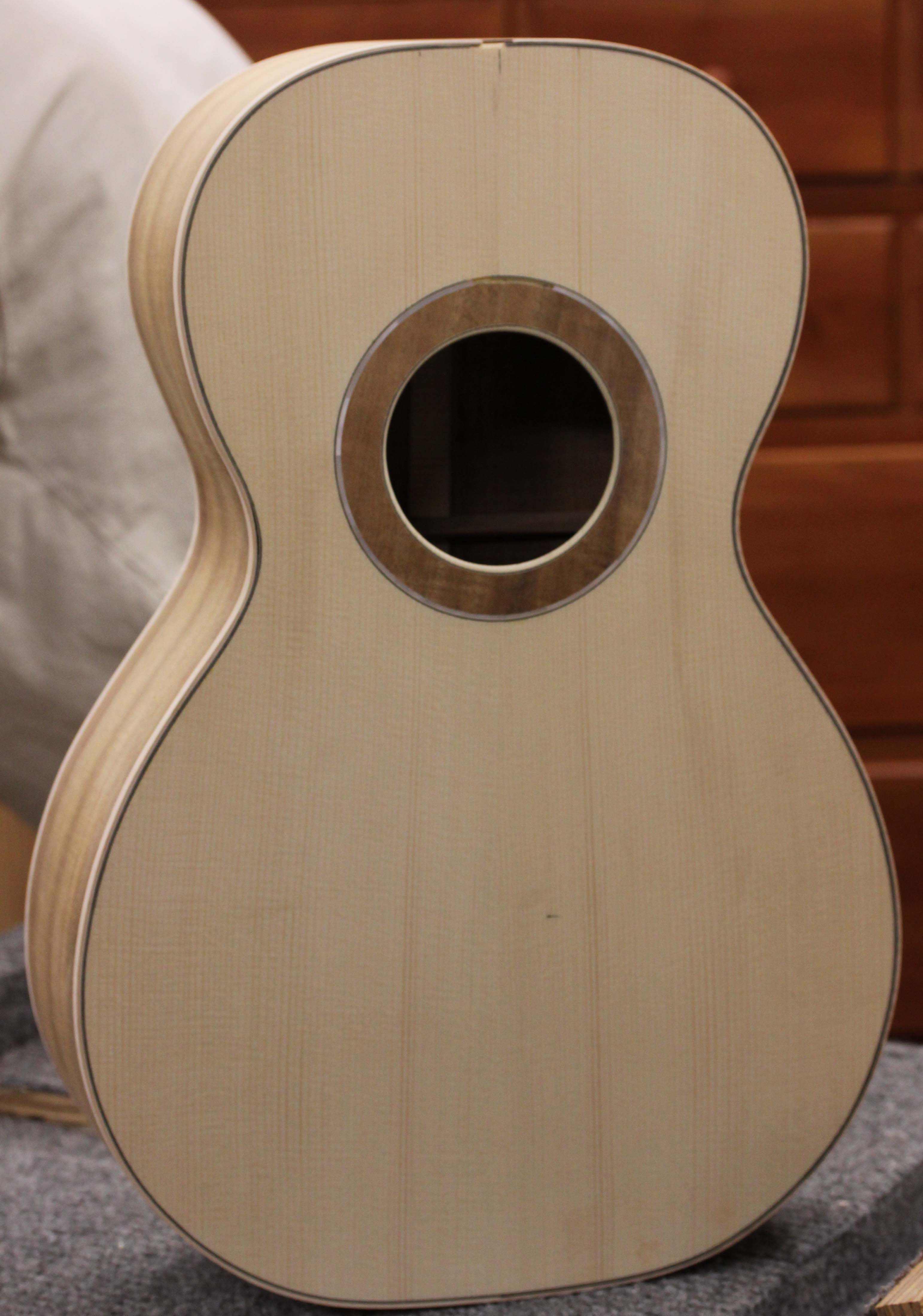 Handmade Koa Parlor Guitar - body