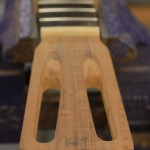 Handcrafted koa parlor guitar - in construction