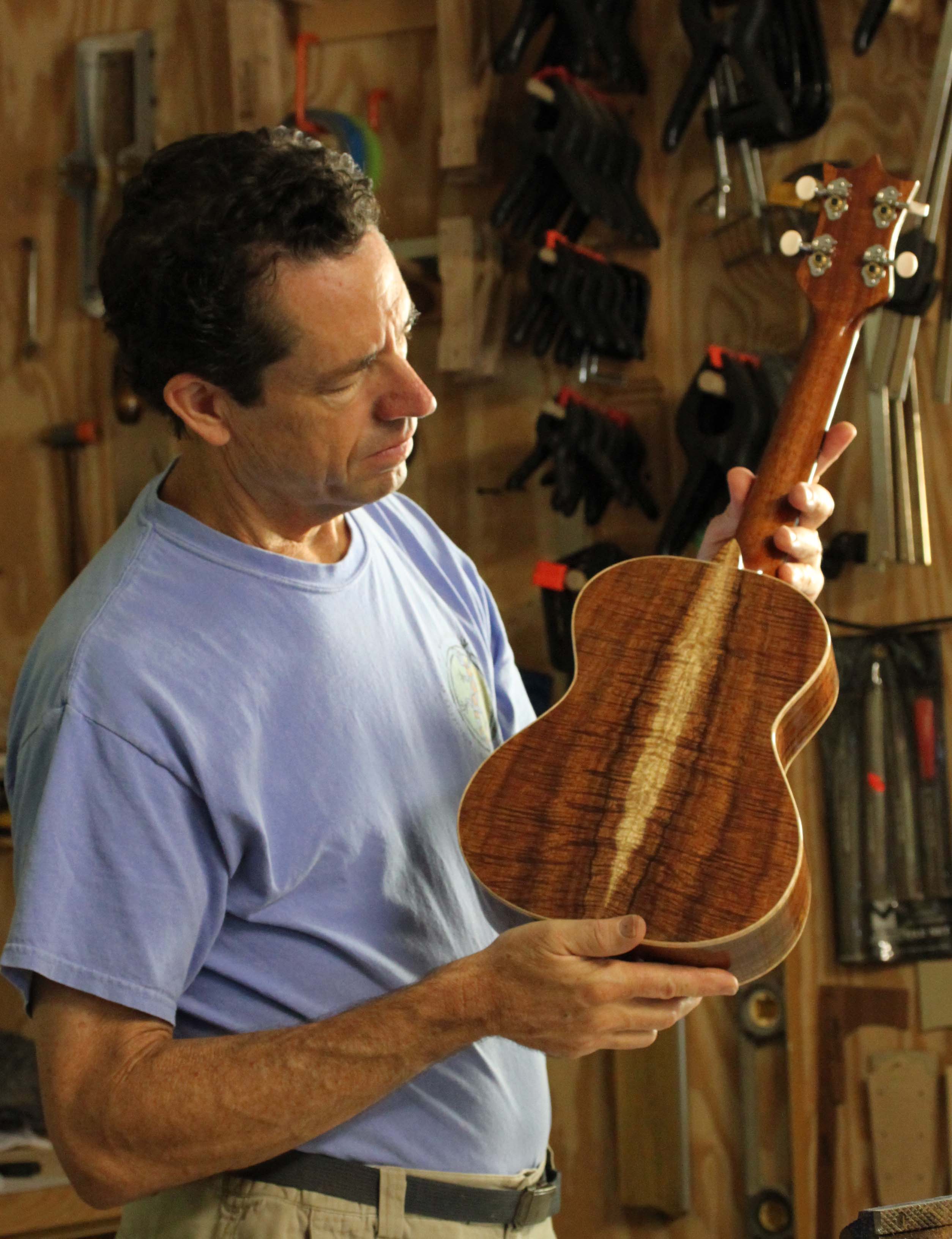 Lichty Ukulele and luthier Jay Lichty
