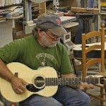 Wayne Henderson playing a Lichty Brazilian Rosewood Parlor Guitar