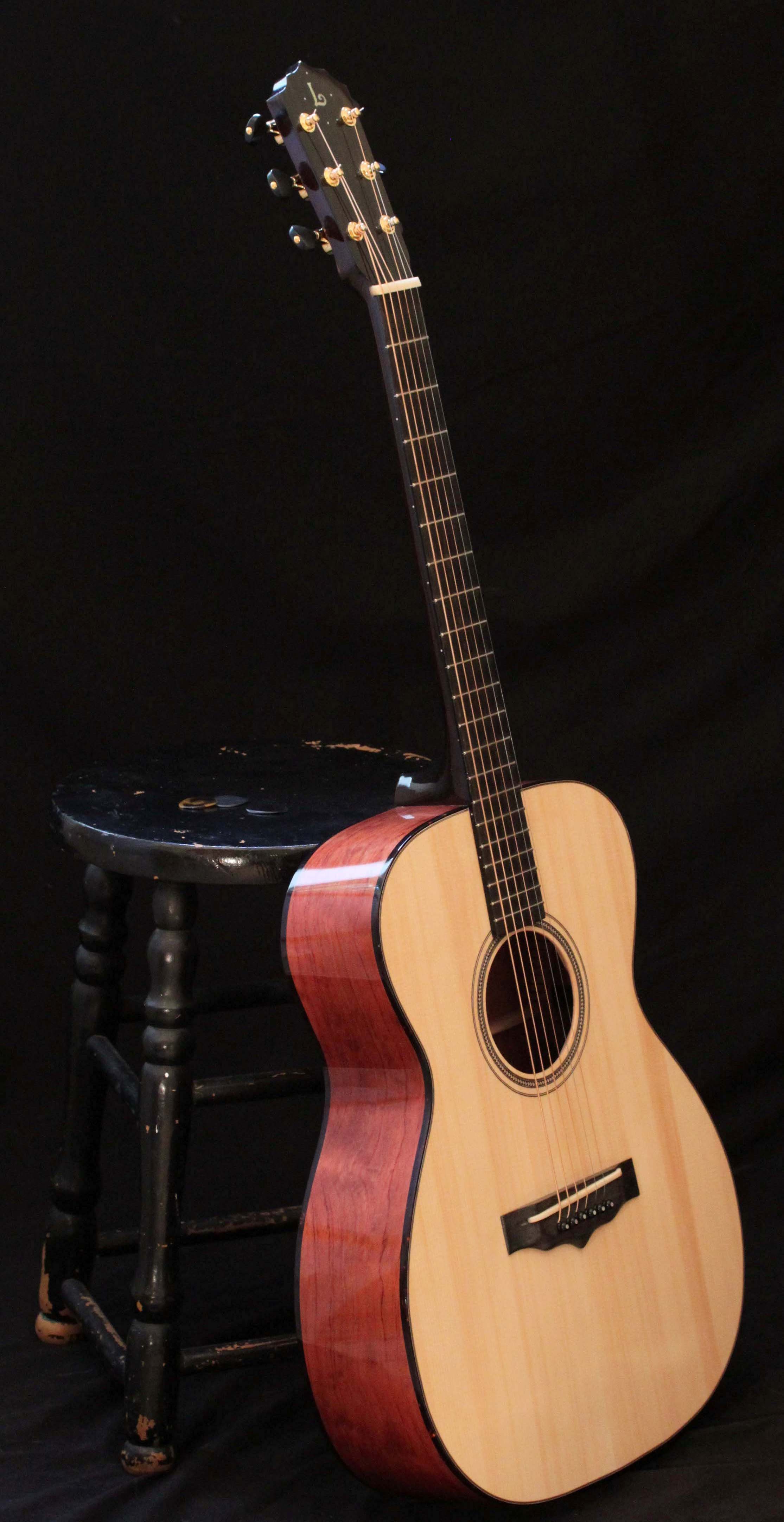Handmade Bubinga Guitar - win this guitar at www.lichtyguitars.com