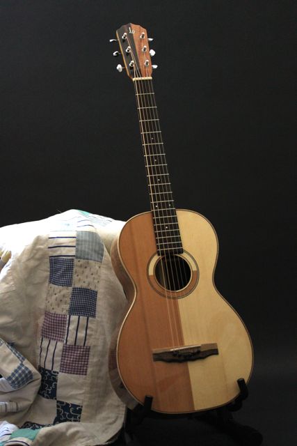 Handmade Patchwork Parlor Guitar