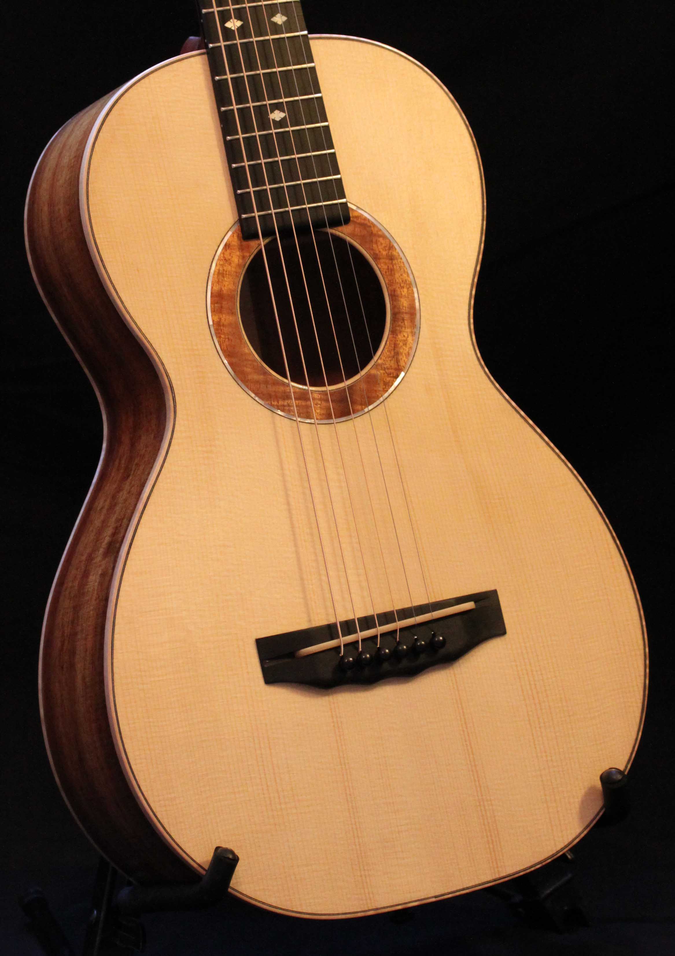 Handcrafted Koa Parlor Guitar