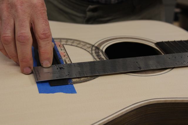 Mike Gossin (Gloriana) custom Lichty guitar - construction