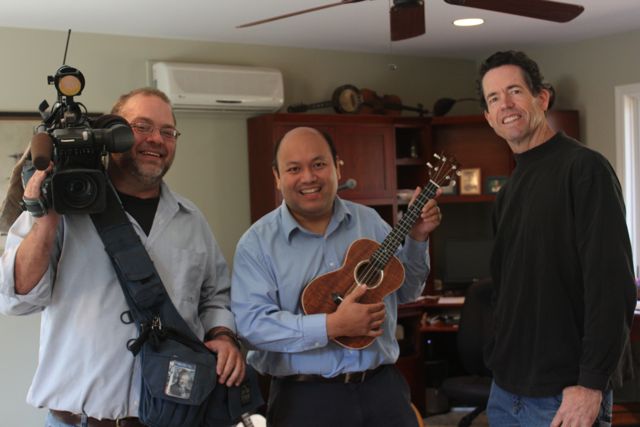Ben Mulkey, John Le, Jay Lichty of Lichty Guitars