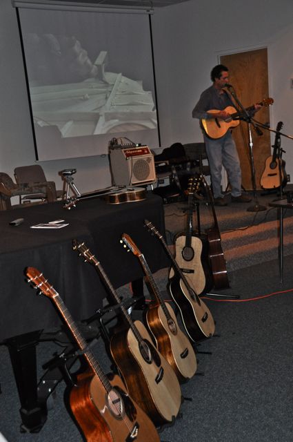 Jay Lichty at Meet the Luthier event
