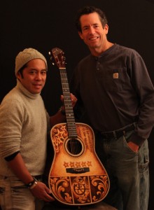 Luthier Jay Lichty, Artist Clark Hipolito, Mike Gossin's Custom Guitar