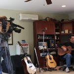 WLOS Ben Mulkey shooting Lichty Guitars' story