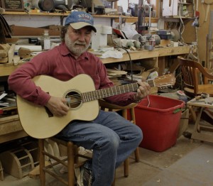 Wayne Henderson test-driving a Lichty Guitar