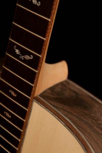 Custom Brazilian Rosewood Guitar - construction
