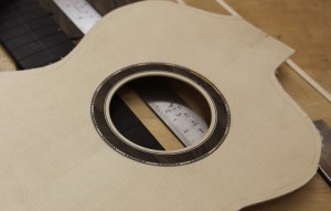 Acoustic Guitar Rosette, construction images