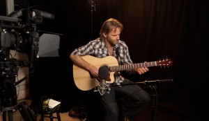 Geoff Achison recording session, Lichty Guitars