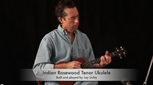 Indian Rosewood Tenor Ukulele Video