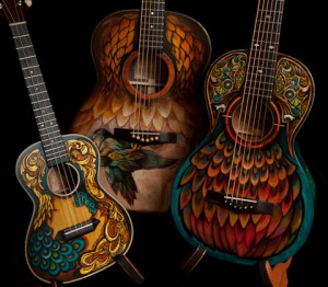 Hand painted Guitars, Lichty Hipolito Project