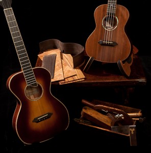 Tenor and Baritone ukuleles