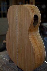 Custom Handmade Acoustic Guitar construction