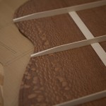Crossover Guitar Construction, lacewood and cedar