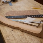 Crossover guitar construction part 2, lacewood
