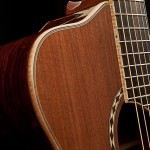 Acoustic guitar binding, maple