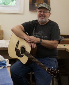 Guitar Building Workshop Aug 2014 Student Ken Brown