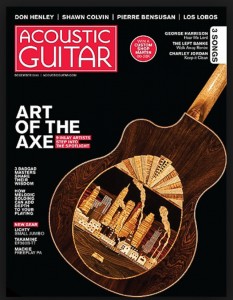 Acosutic Guitar Magazine Dec 2015, Lichty Guitars