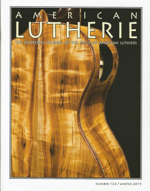 American Lutherie Magazine, Lichty Ukulele Cover