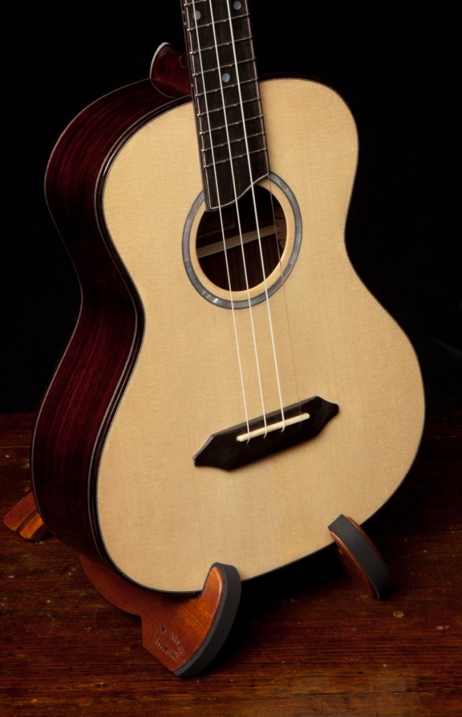 Give a custom guitar ukulele