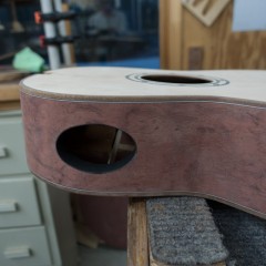 Bubinga Custom Acoustic Guitar Construction