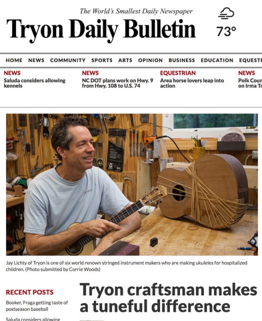 Tryon-Daily-Bulletin-Luthiers-for-a-cause